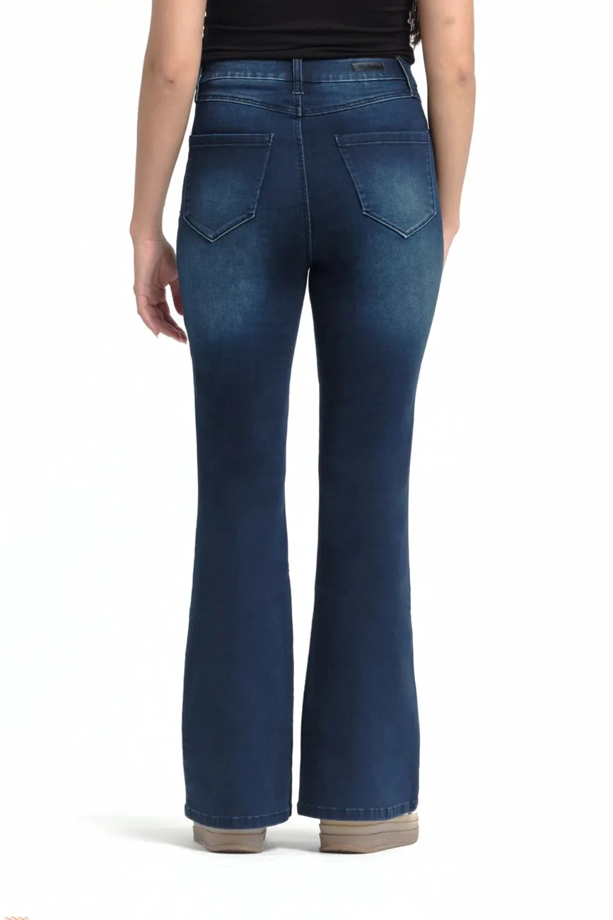 30" Better than Butter Flare Leg Jeans by 1822 Denim