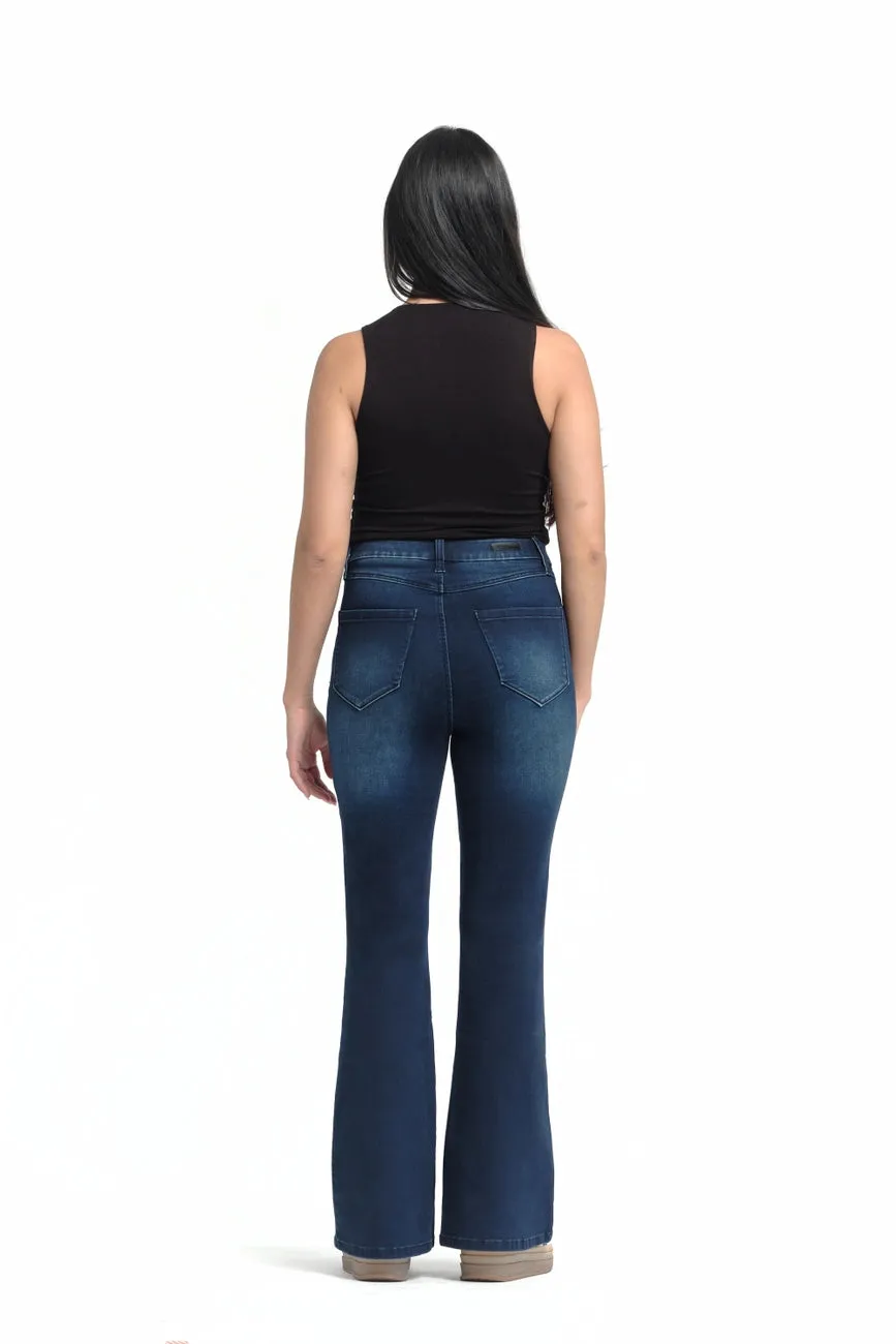 30" Better than Butter Flare Leg Jeans by 1822 Denim