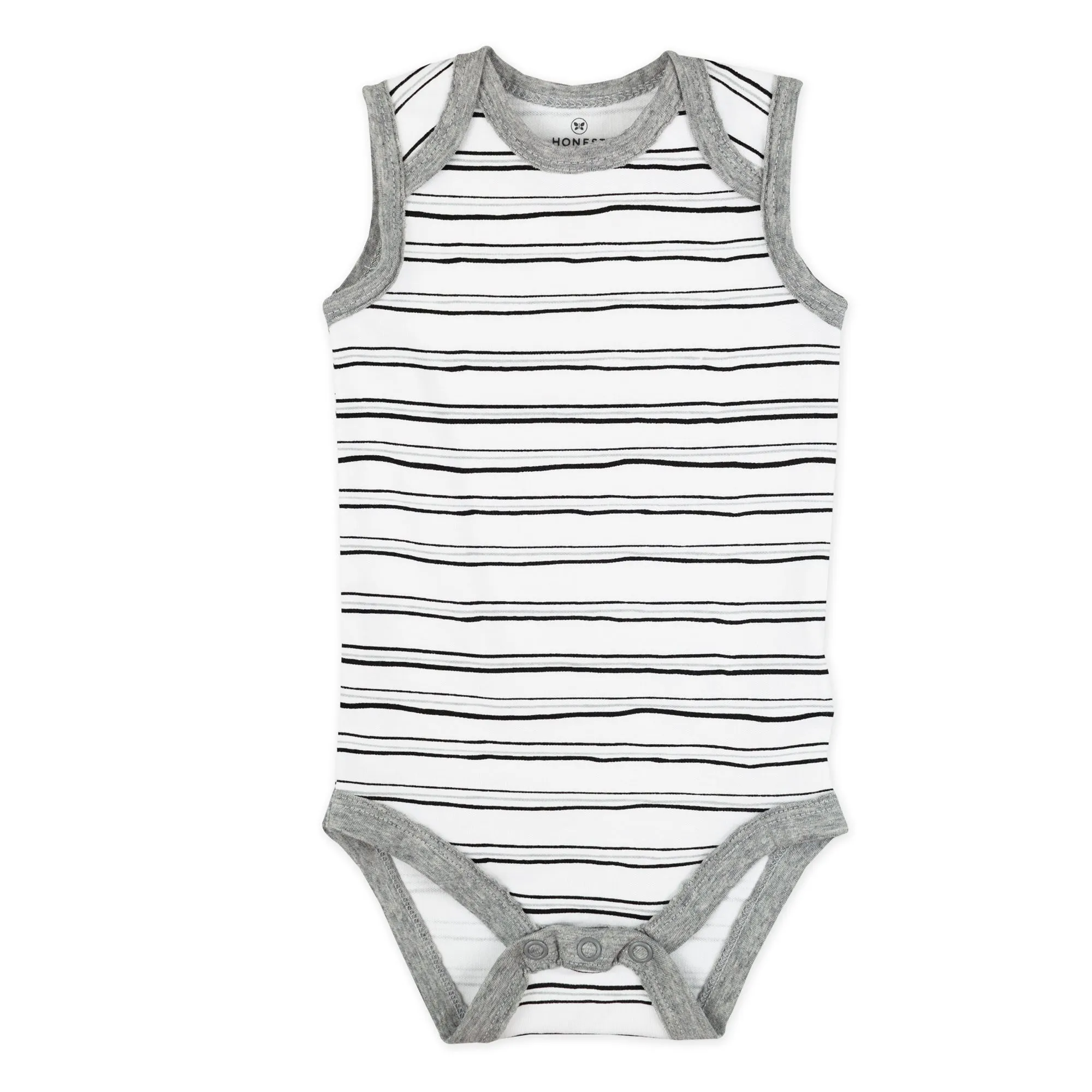 5-Pack Organic Cotton Sleeveless Bodysuits