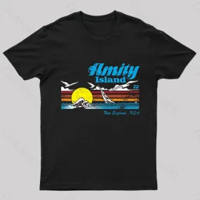 Amity Island Vintage Nerd T-Shirt