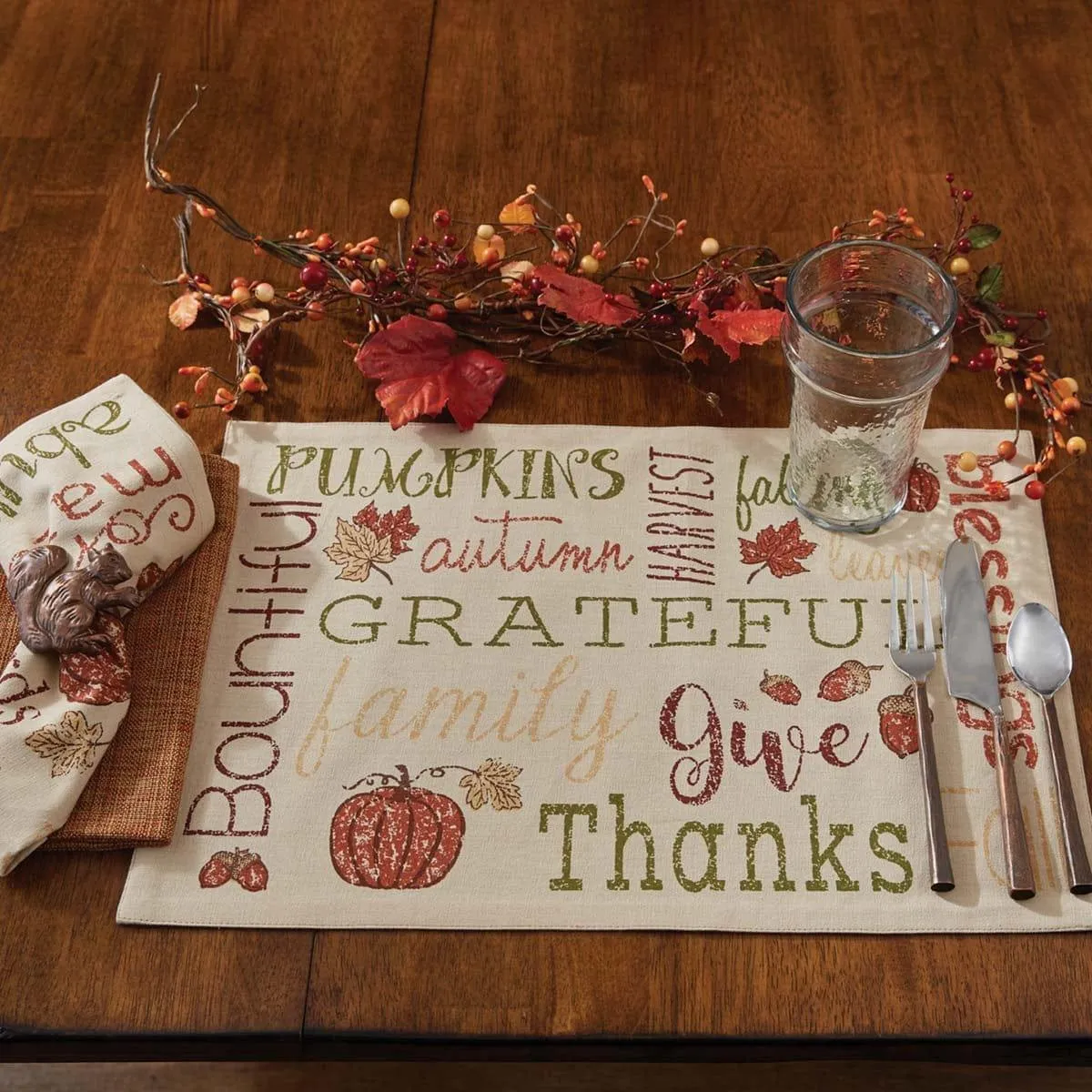 Autumn Sentiments Napkin Set