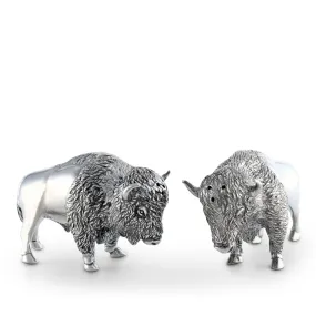 Bison Salt and Pepper Shakers