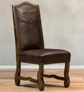 Boot Stitch Western Side Chair