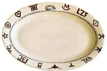 Branded Western Serving Platter