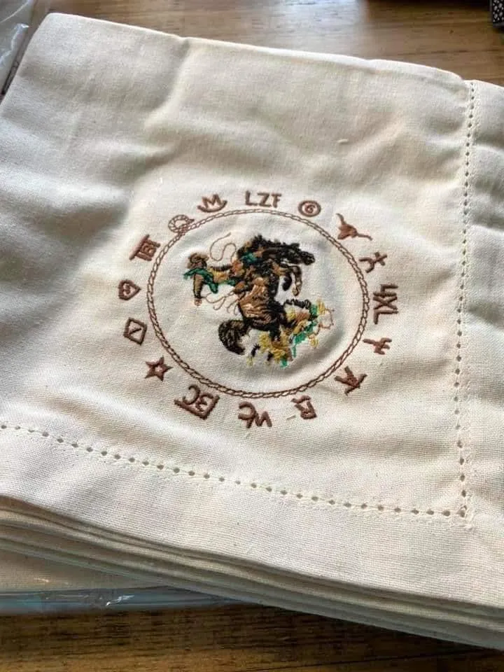 Bronc & Brands Cloth Napkins