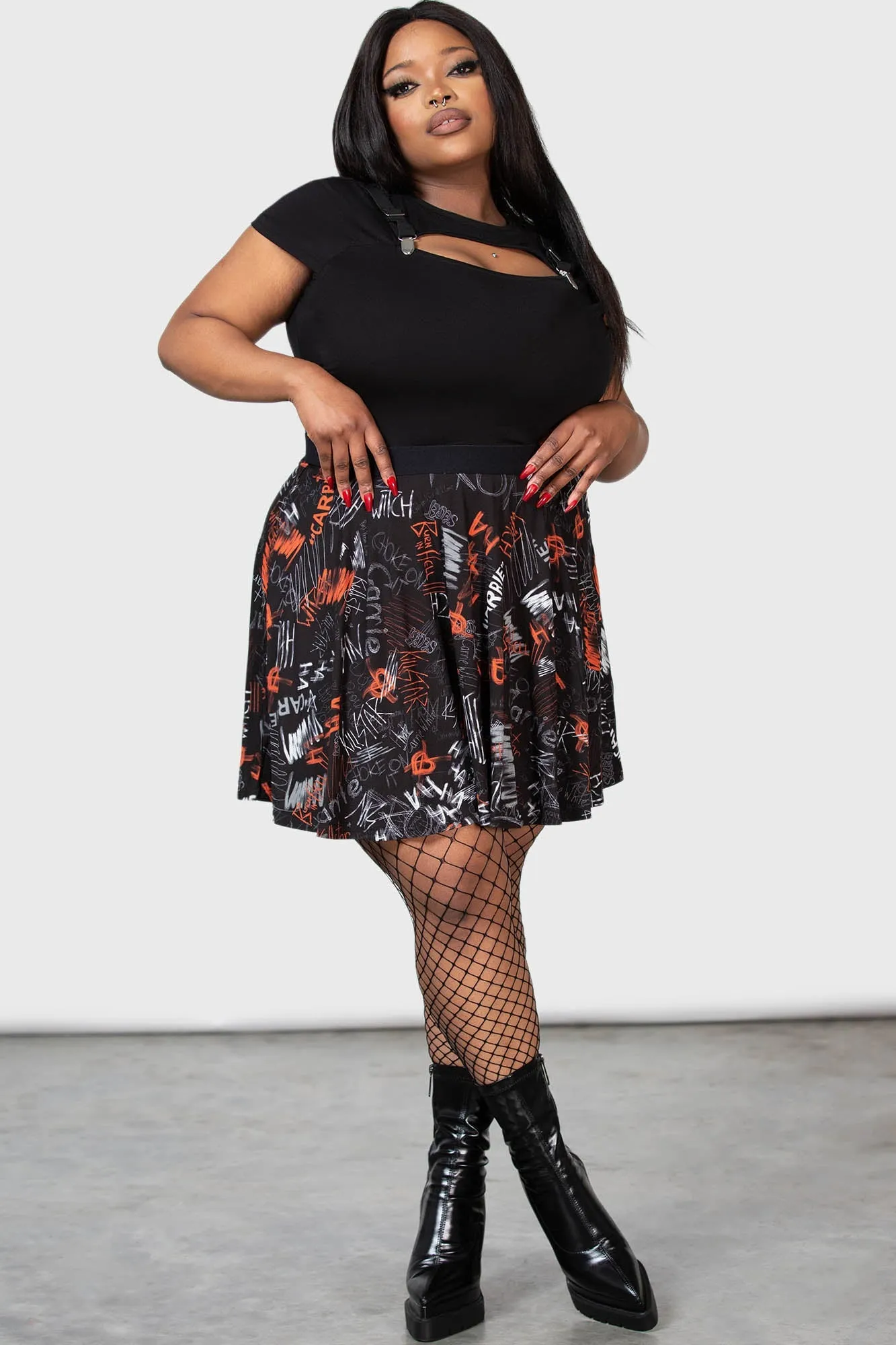 Carrie Skater Skirt [PLUS]