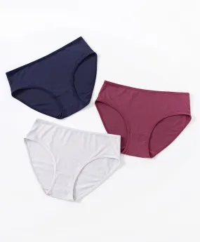 Charming Dark 3pcs Modal Midi Pack Panties