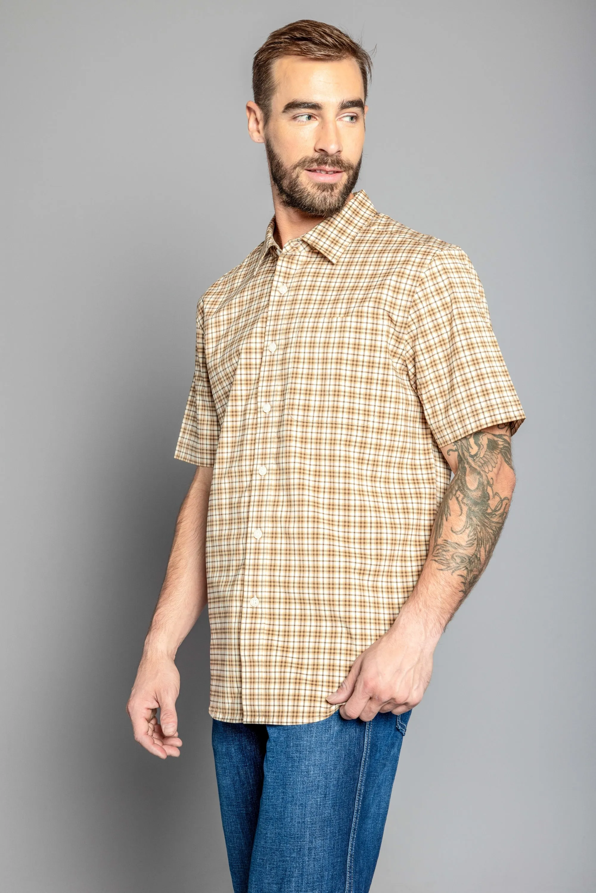 Chute Mini Check Dress Shirt