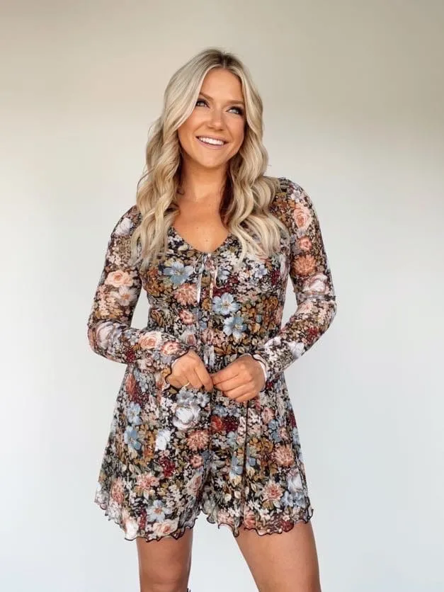 Fierce Floral Romper