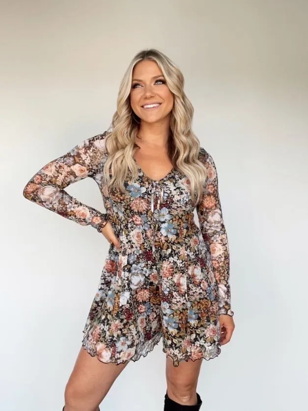 Fierce Floral Romper