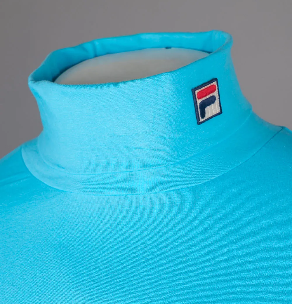 Fila Vintage 19th Roll Neck LS T-Shirt Aquarius