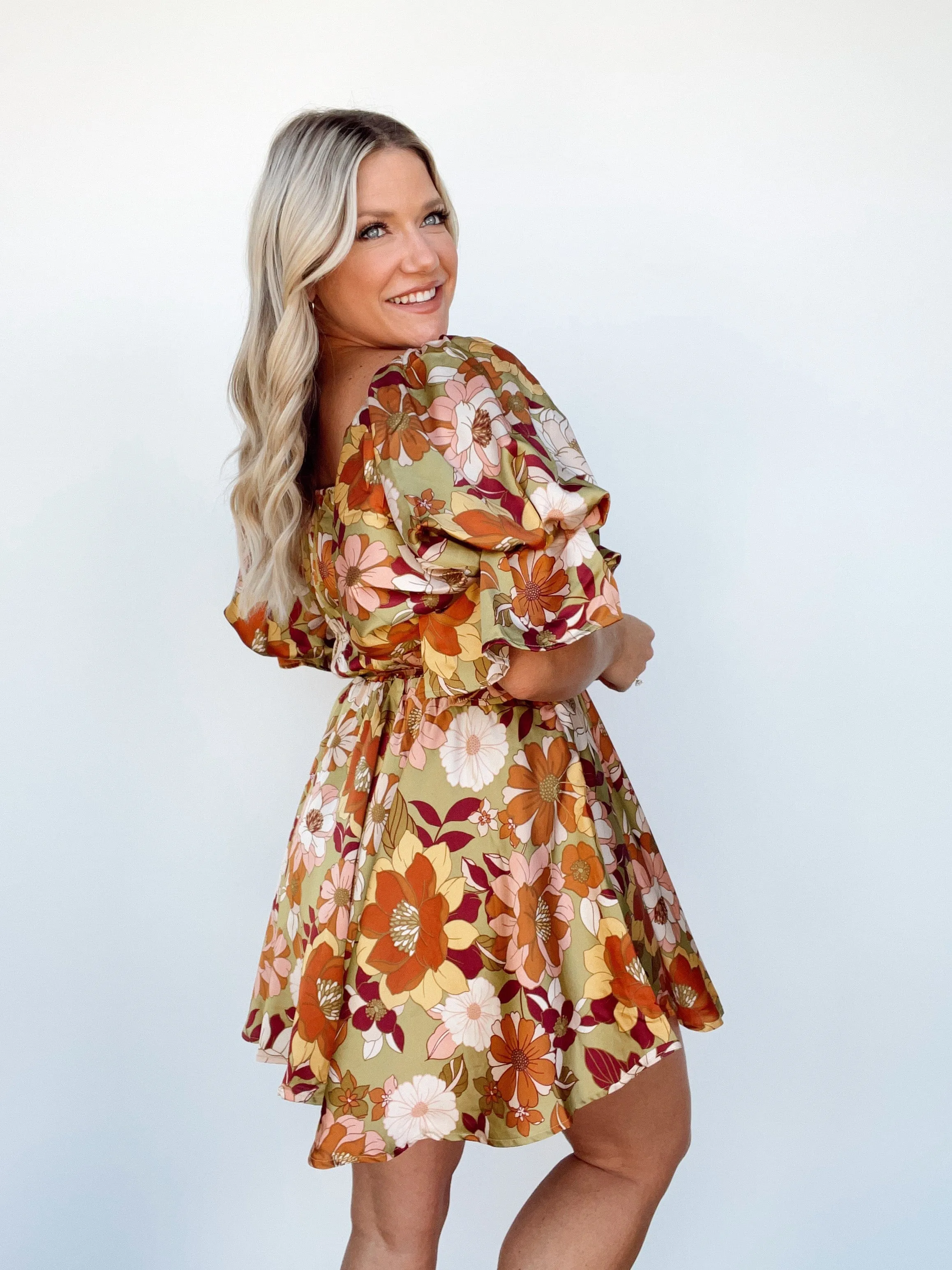 Flower Power Mini Dress