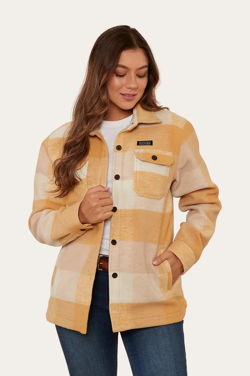 Highbury Womens Shirt Jacket - Vintage Gold