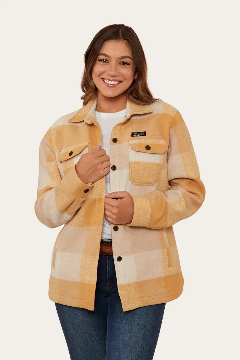 Highbury Womens Shirt Jacket - Vintage Gold