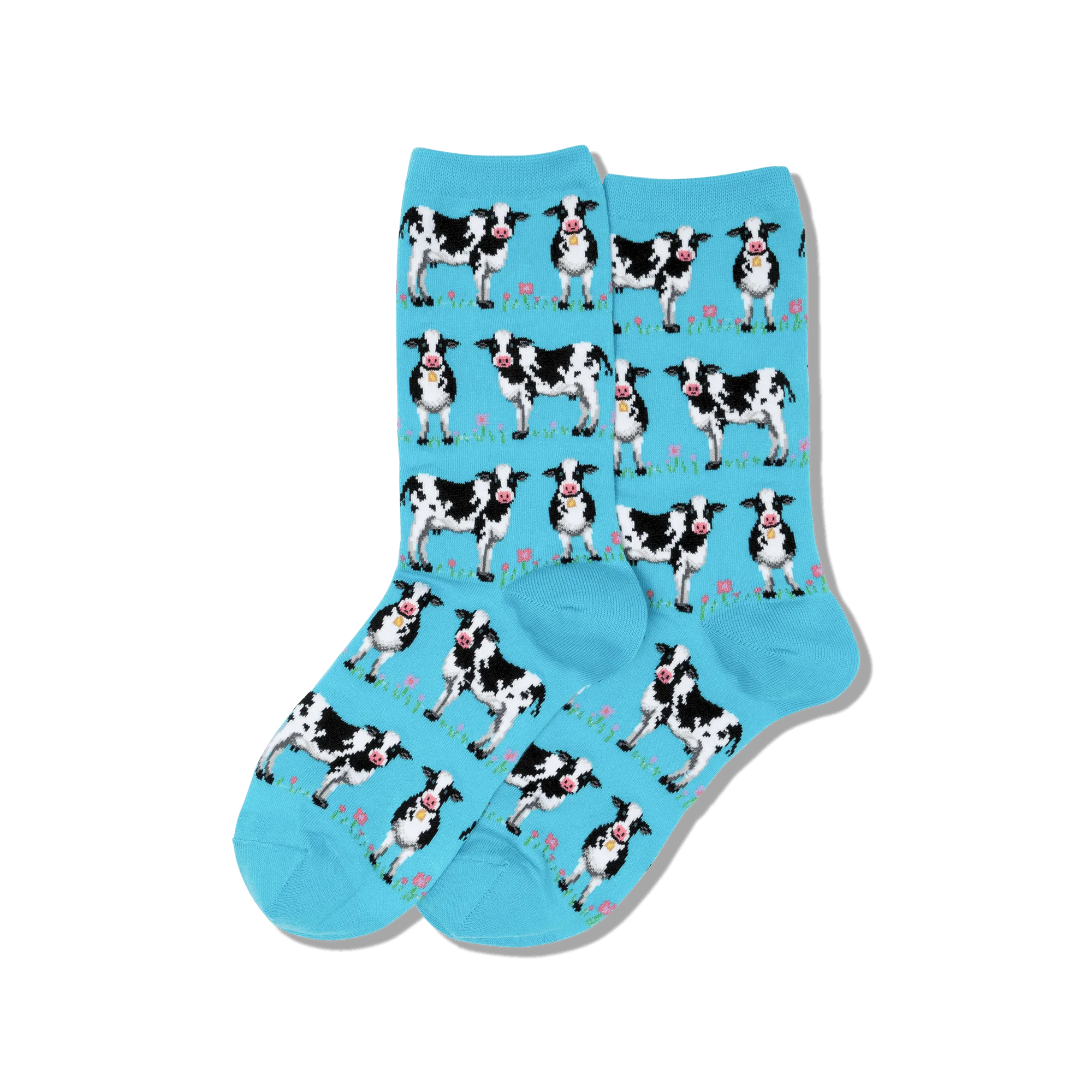 HOTSOX Women's Cows Crew Socks