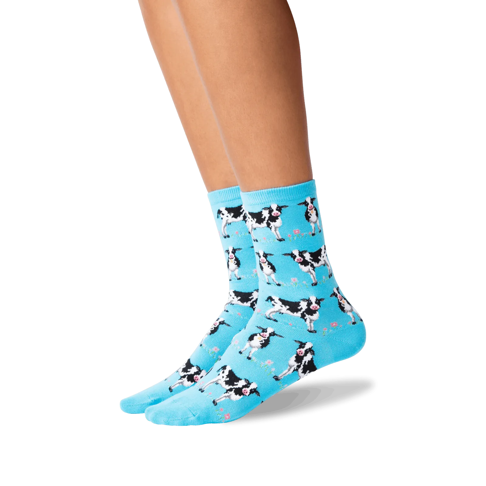 HOTSOX Women's Cows Crew Socks