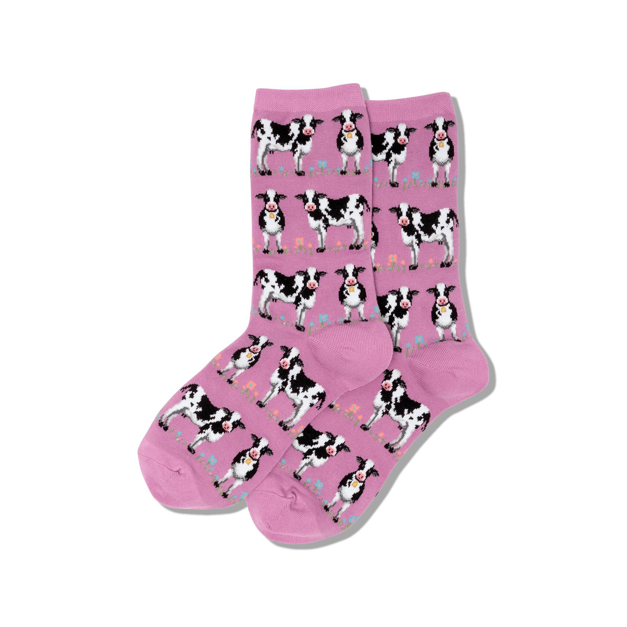 HOTSOX Women's Cows Crew Socks