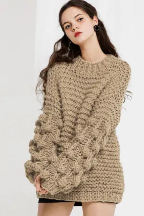 Jody Half Neck Chunky Pullover-4 Colors