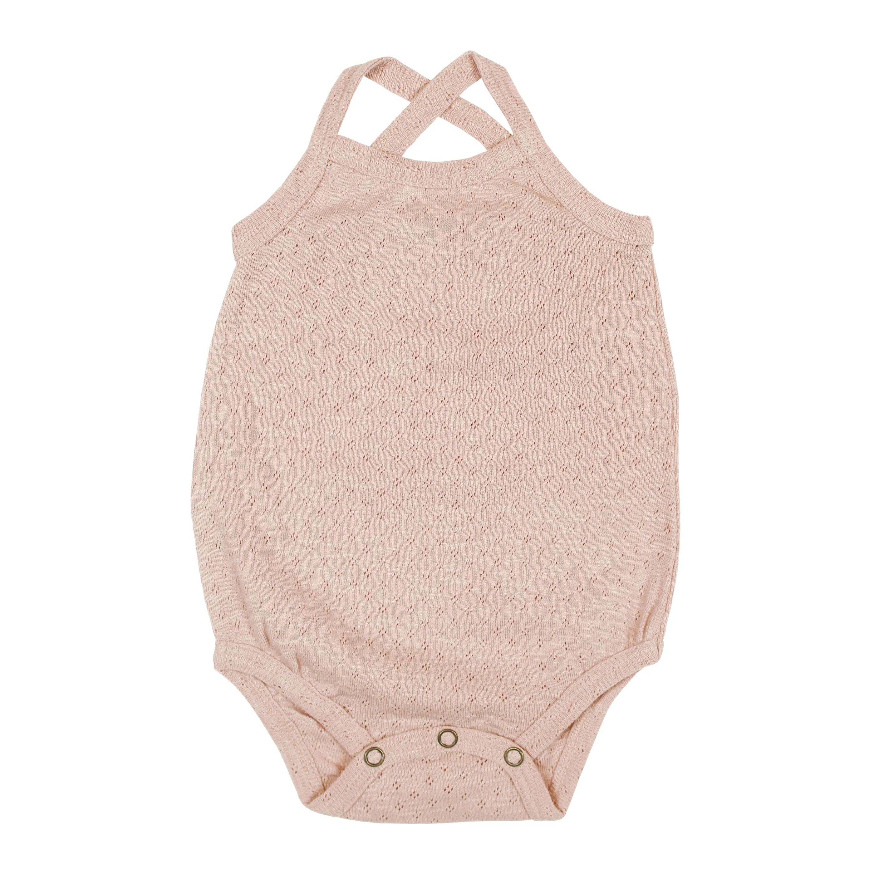 Pointelle Crossback Bodysuit