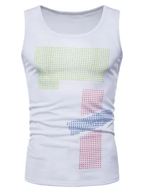 Polka Dot Workout Tank Top