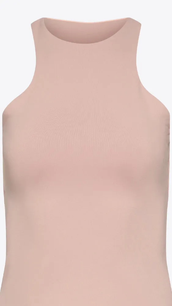 Racer Tank 8" Top - Brioche