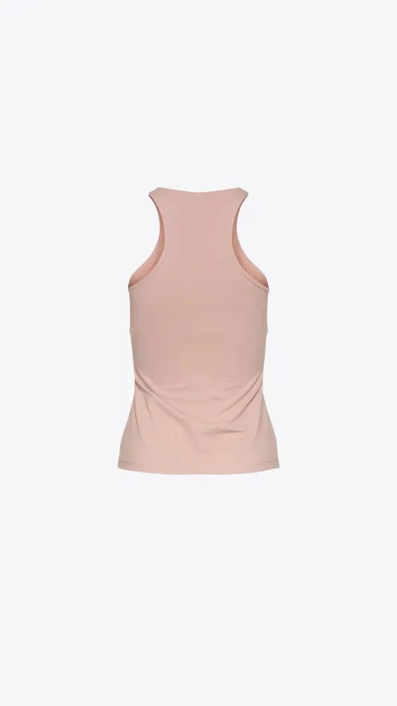 Racer Tank 8" Top - Brioche