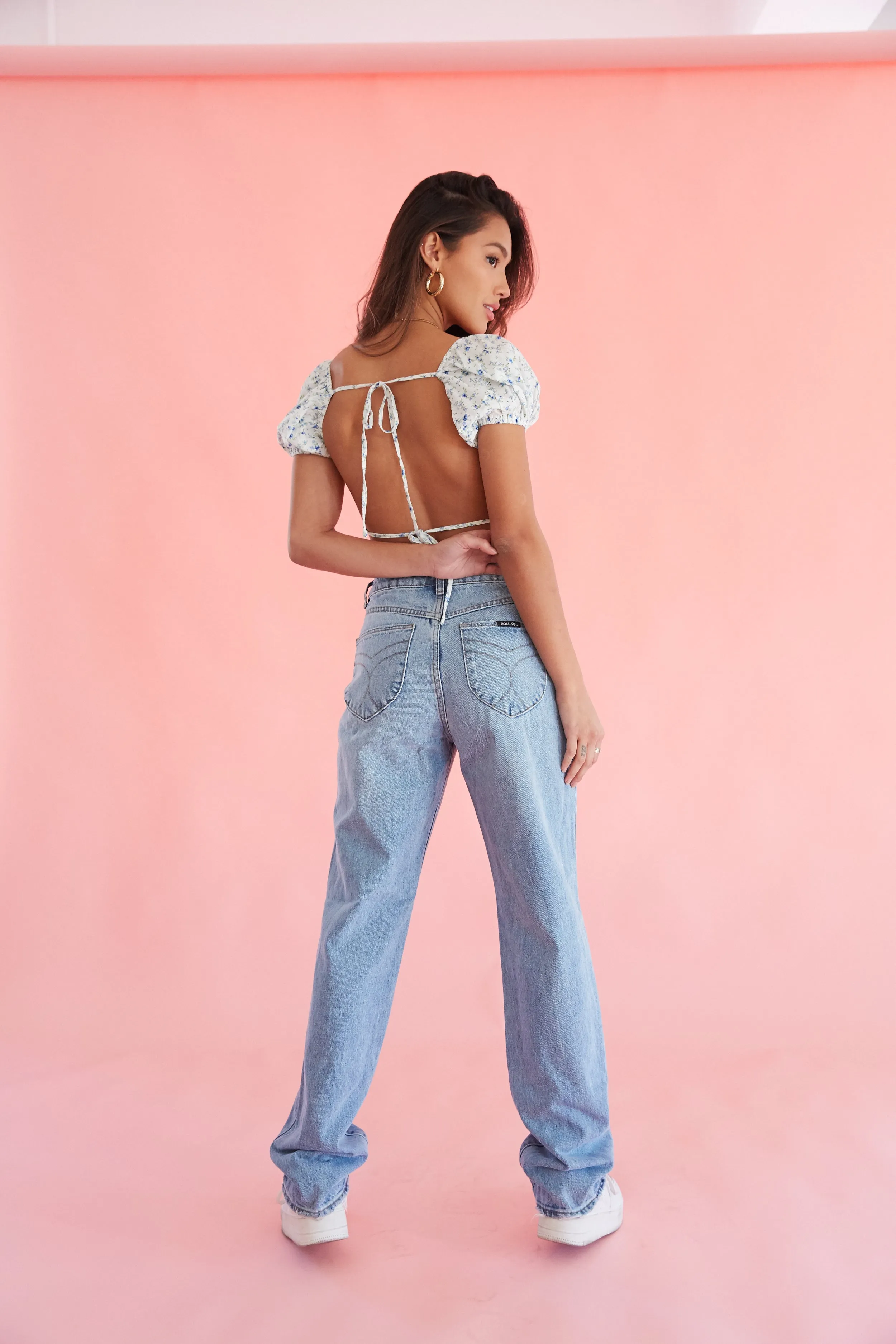 Rolla's Classic Straight Jeans in 90s Blue