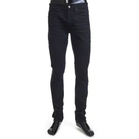 Skinny Jeans In Used Black Denim