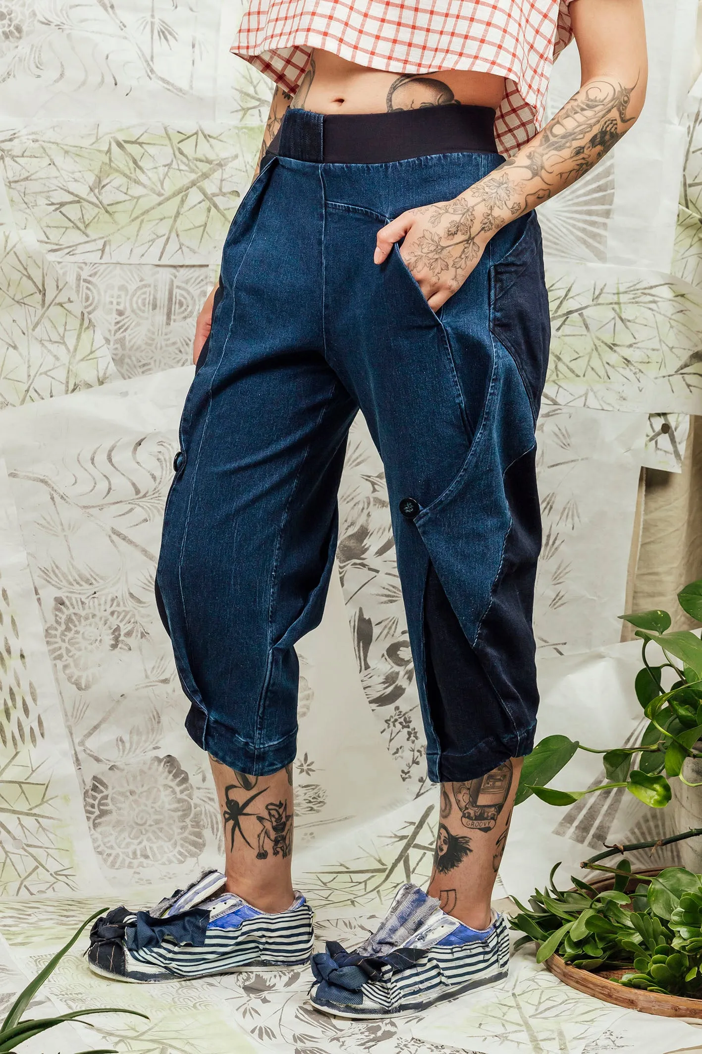 SL24 NYO ASYMMETRIC PANT - DENIM