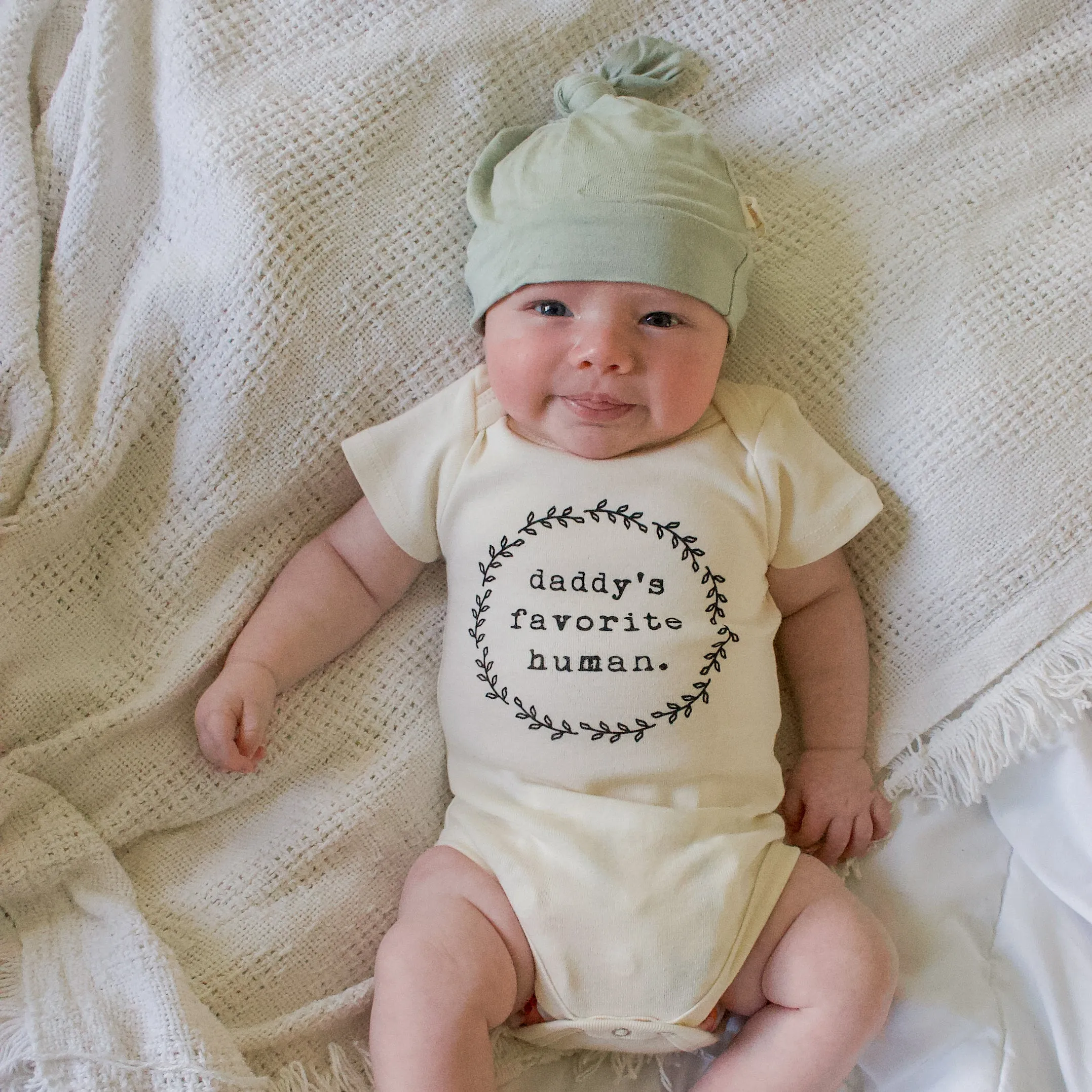 Top Knot Hat | Sage | Bamboo