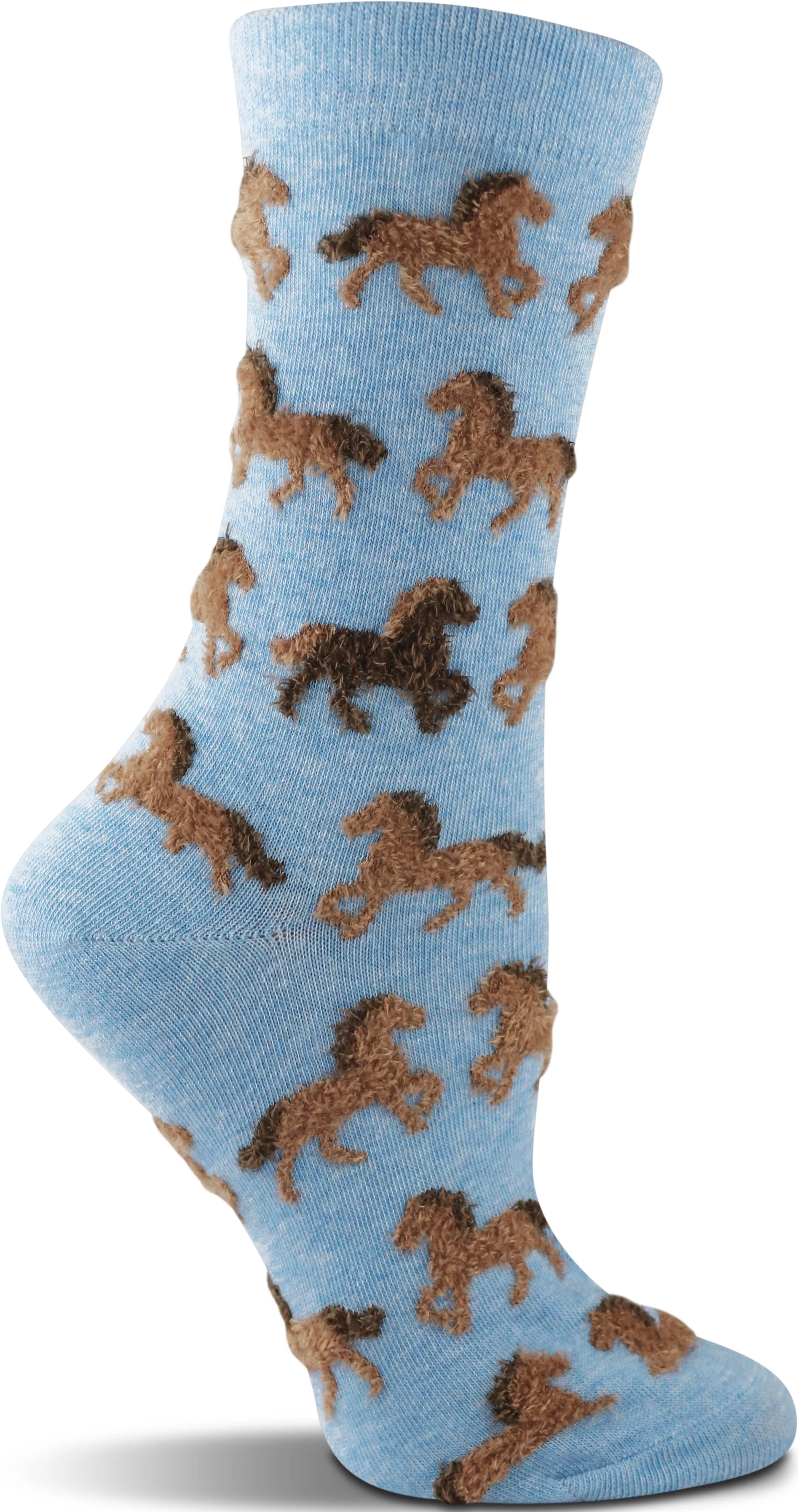 WHD Fuzzy Horse Socks 2-Pack or 1-Pack